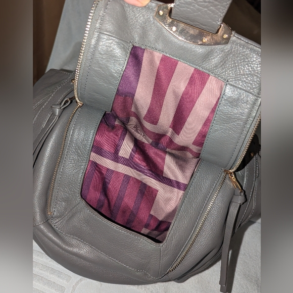 Kooba Jonnie gray leather hobo bag. - Picture 8 of 15